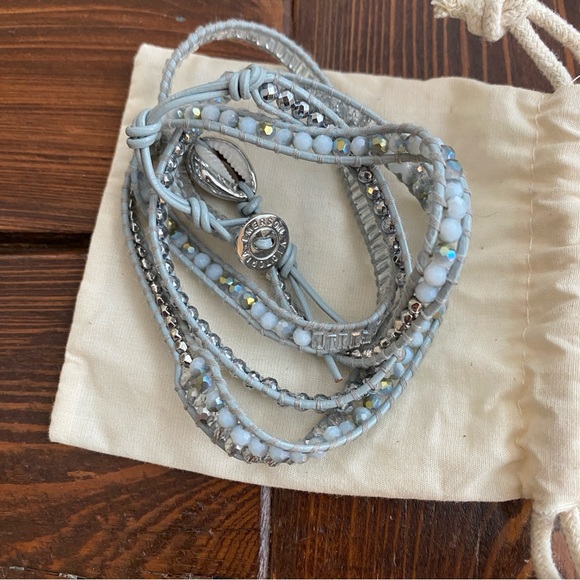 Victoria Emerson Blue Wrap Around Bracelet - Picture 2 of 6